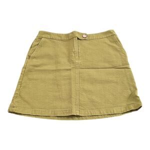 Anthropologie‎ x Vanessa Virginia Mustard Yellow Shirt US Size 6